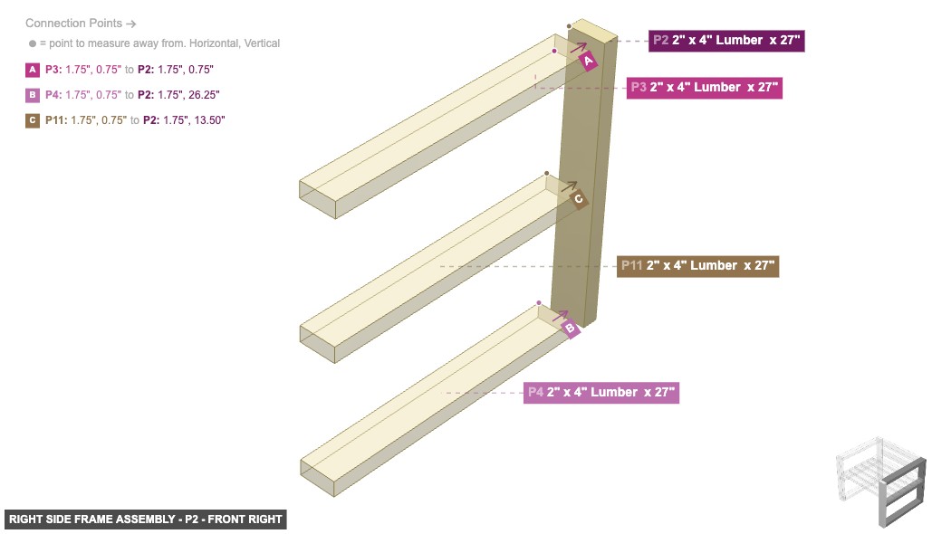 Right Side Frame Assembly - Part 2