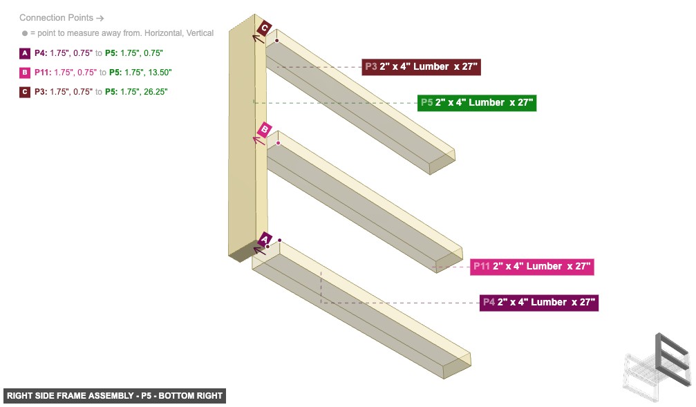 Right Side Frame Assembly - Part 2