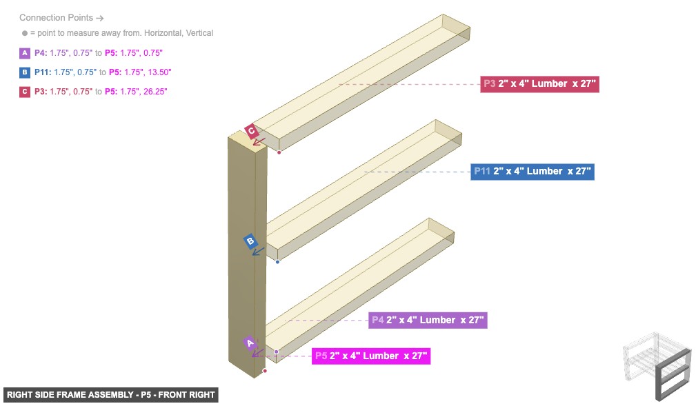 Right Side Frame Assembly - Part 2