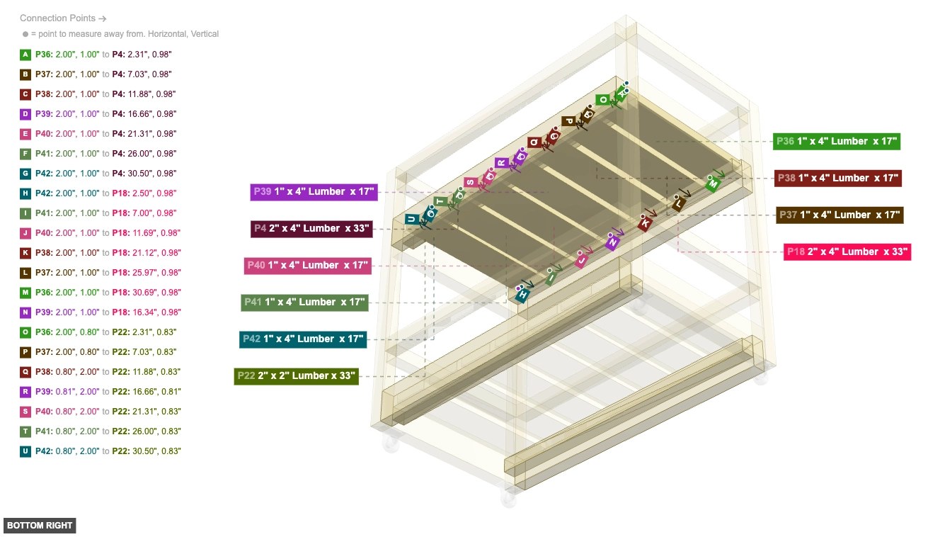Assembly of Upper Shelf Slats Installation - bottom_right
