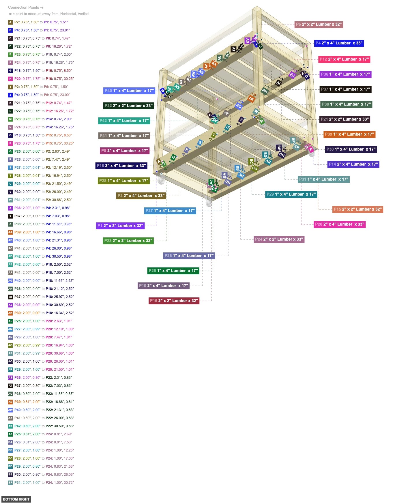 Assembly of Lower Shelf Frame Assembly - bottom_right