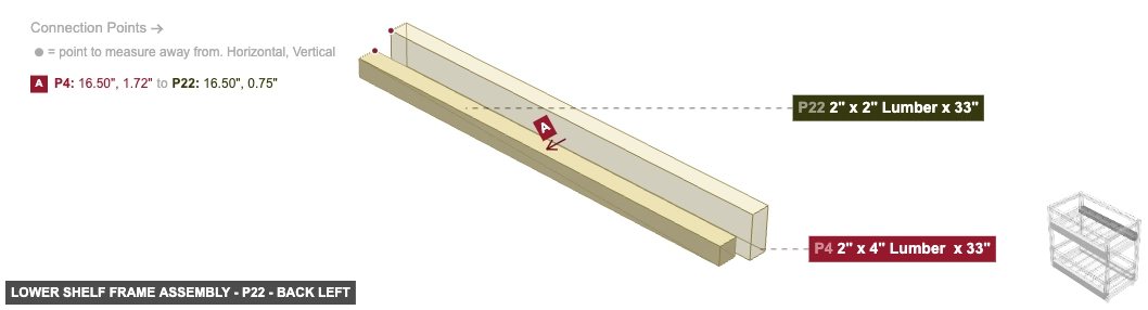 Lower Shelf Frame Assembly - Part 2