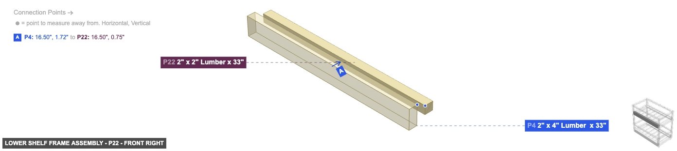 Lower Shelf Frame Assembly - Part 2