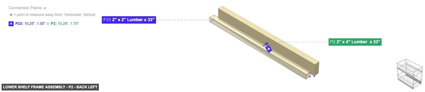 Lower Shelf Frame Assembly - Part 2