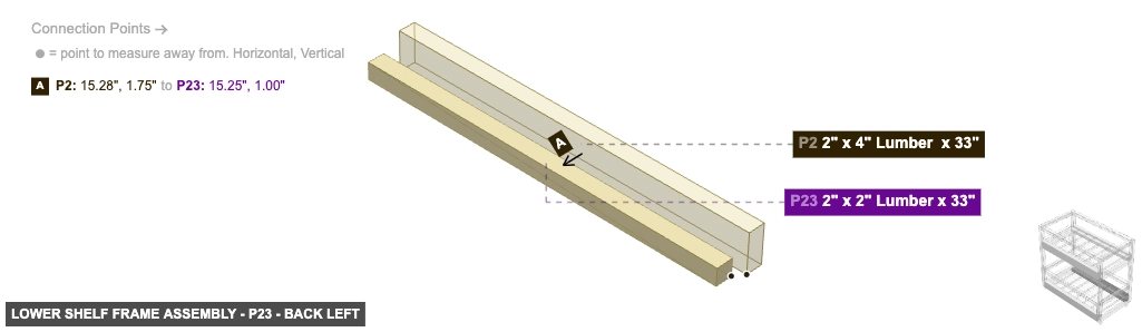 Lower Shelf Frame Assembly - Part 2