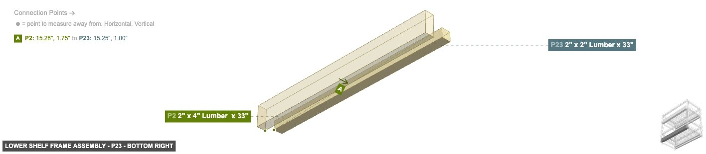 Lower Shelf Frame Assembly - Part 2