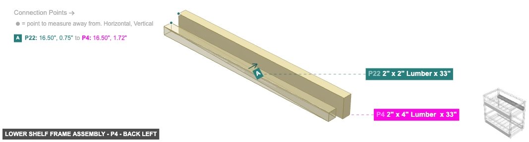 Lower Shelf Frame Assembly - Part 2