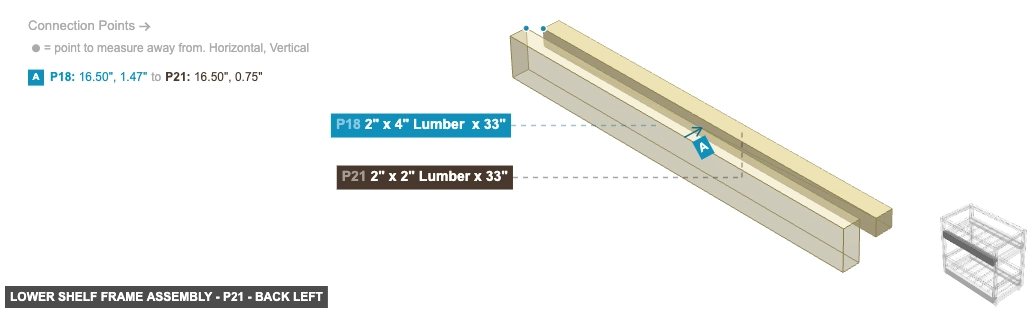 Lower Shelf Frame Assembly - Part 2