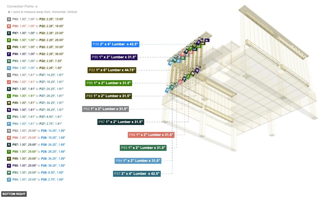 Assembly of Right Side Railing Balusters - bottom_right