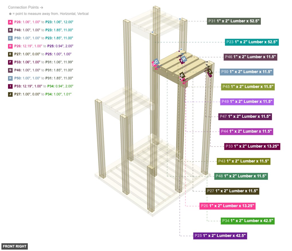 Assembly of Back-Right Platform Assembly - front_right