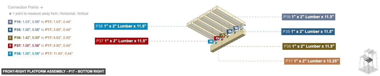 Front-Right Platform Assembly - Part 1
