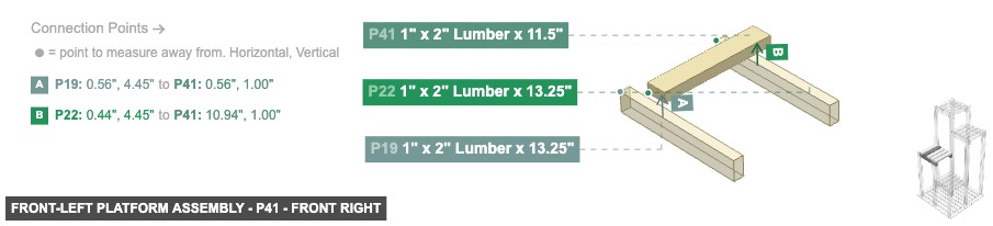 Front-Left Platform Assembly - Part 1