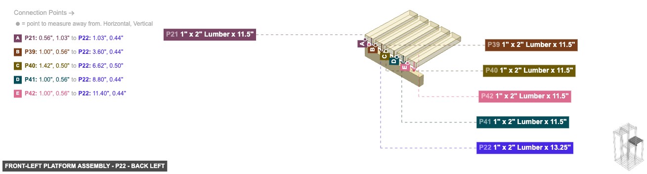 Front-Left Platform Assembly - Part 1