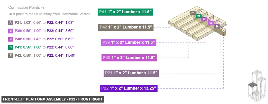 Front-Left Platform Assembly - Part 1