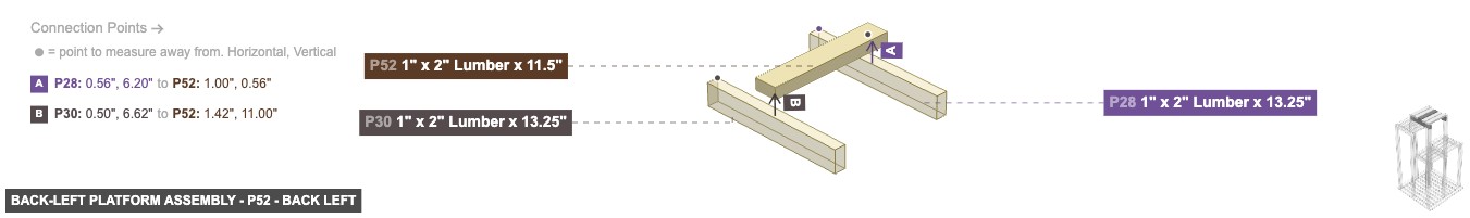 Back-Left Platform Assembly - Part 1