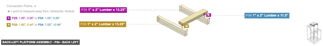 Back-Left Platform Assembly - Part 1