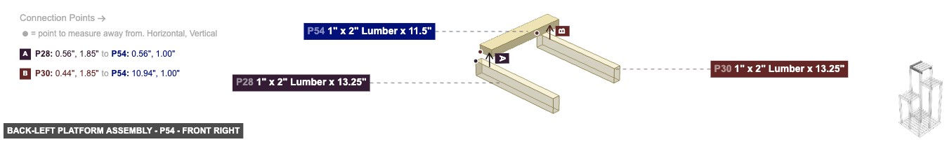 Back-Left Platform Assembly - Part 1