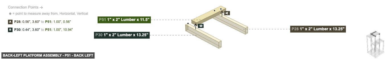 Back-Left Platform Assembly - Part 1