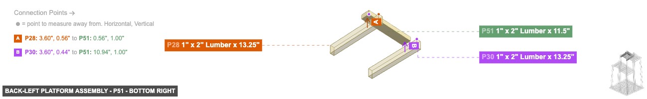Back-Left Platform Assembly - Part 1