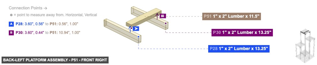 Back-Left Platform Assembly - Part 1