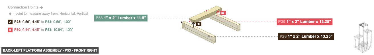 Back-Left Platform Assembly - Part 1