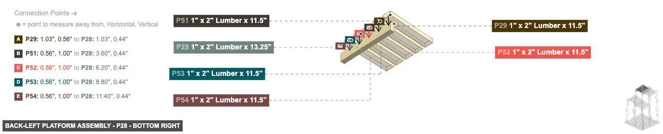 Back-Left Platform Assembly - Part 1