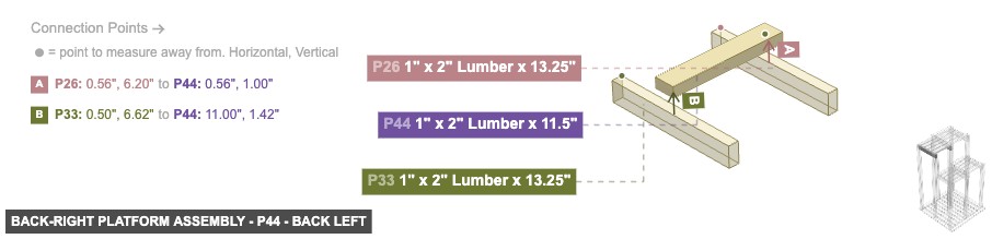 Back-Right Platform Assembly - Part 1