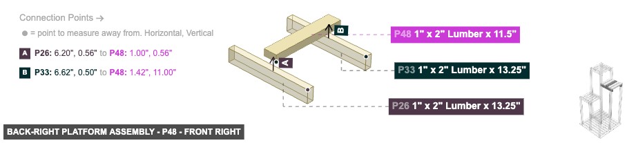 Back-Right Platform Assembly - Part 1