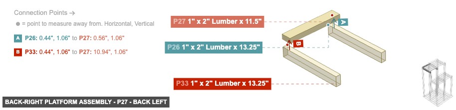 Back-Right Platform Assembly - Part 1