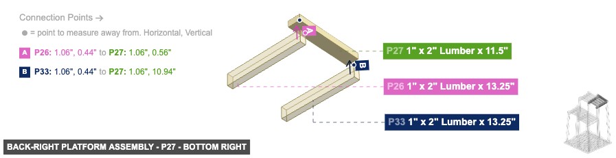 Back-Right Platform Assembly - Part 1
