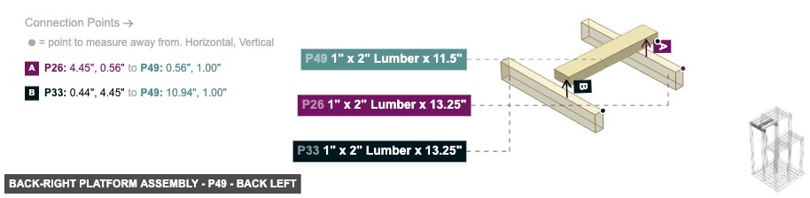 Back-Right Platform Assembly - Part 1