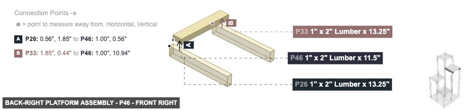 Back-Right Platform Assembly - Part 1