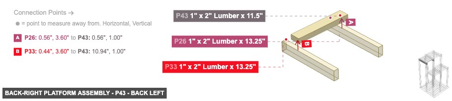 Back-Right Platform Assembly - Part 1