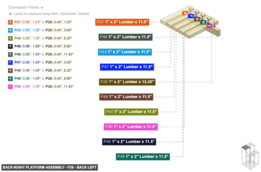 Back-Right Platform Assembly - Part 1