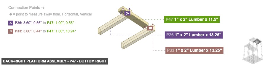 Back-Right Platform Assembly - Part 1