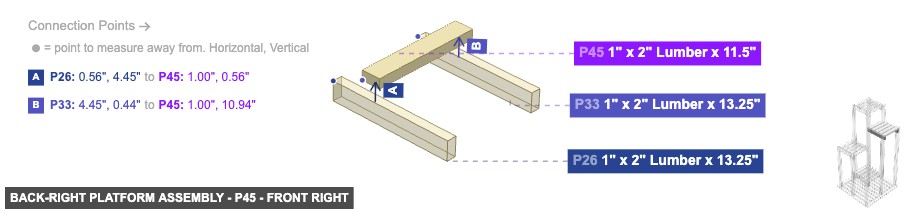 Back-Right Platform Assembly - Part 1