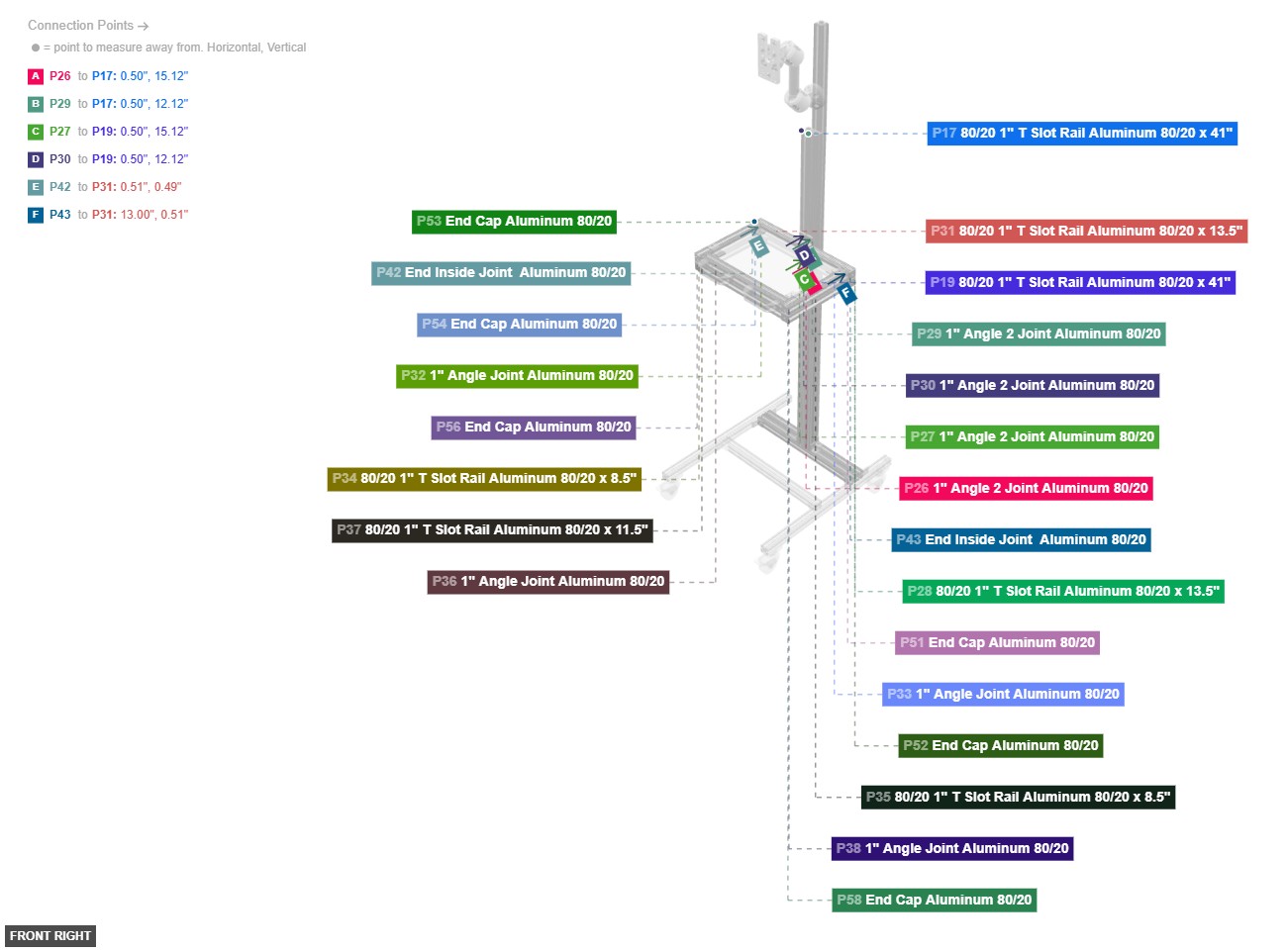 Assembly of Upper Shelf Frame - front_right