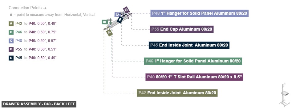 Drawer Assembly - Part 80/20 1