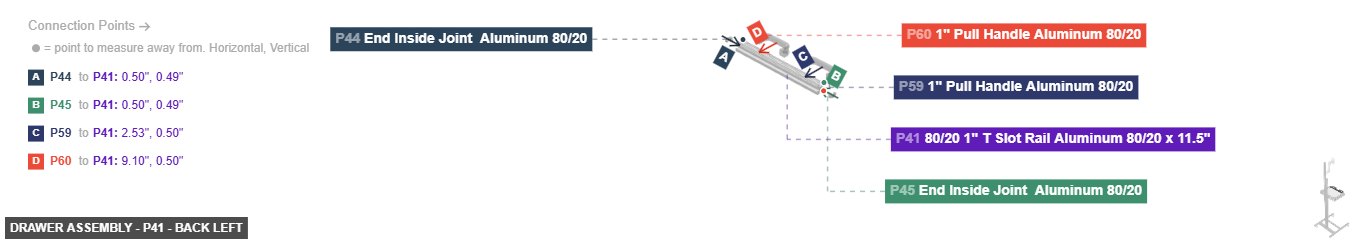 Drawer Assembly - Part 80/20 1