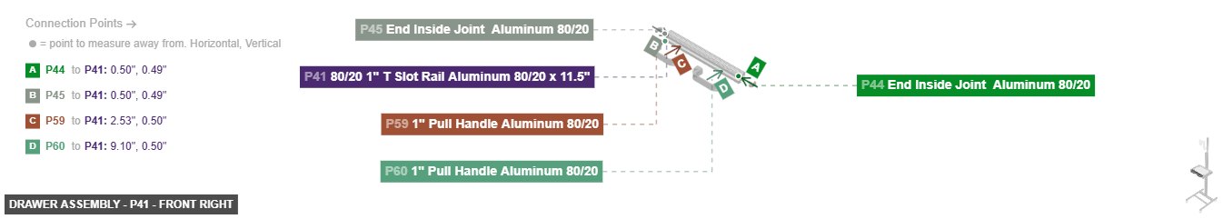 Drawer Assembly - Part 80/20 1
