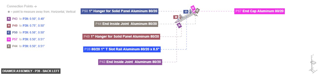 Drawer Assembly - Part 80/20 1