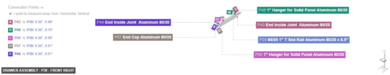 Drawer Assembly - Part 80/20 1