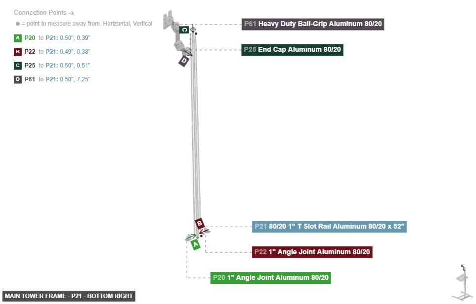 Main Tower Frame - Part 80/20 1
