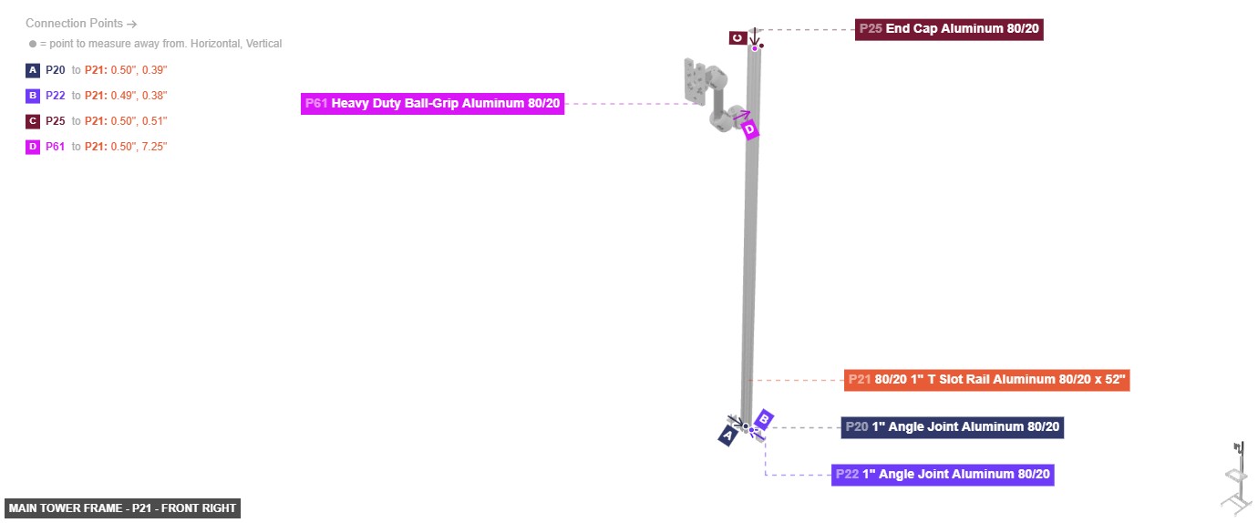 Main Tower Frame - Part 80/20 1