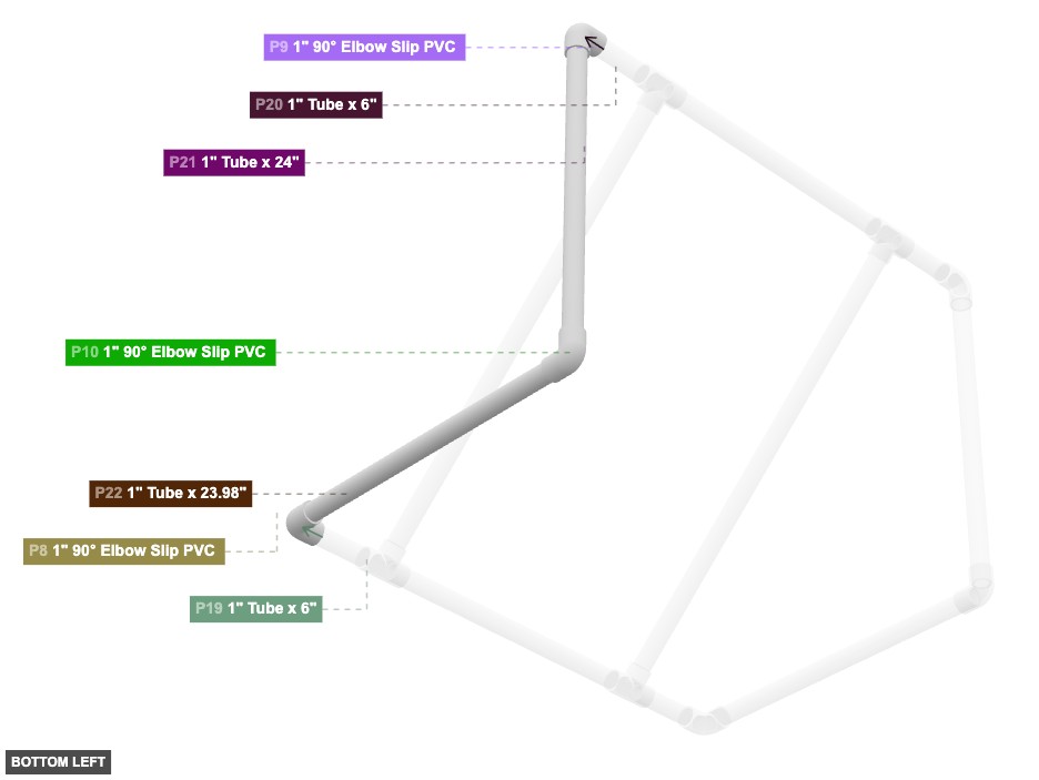 Assembly of Rear Goal Frame - bottom_left