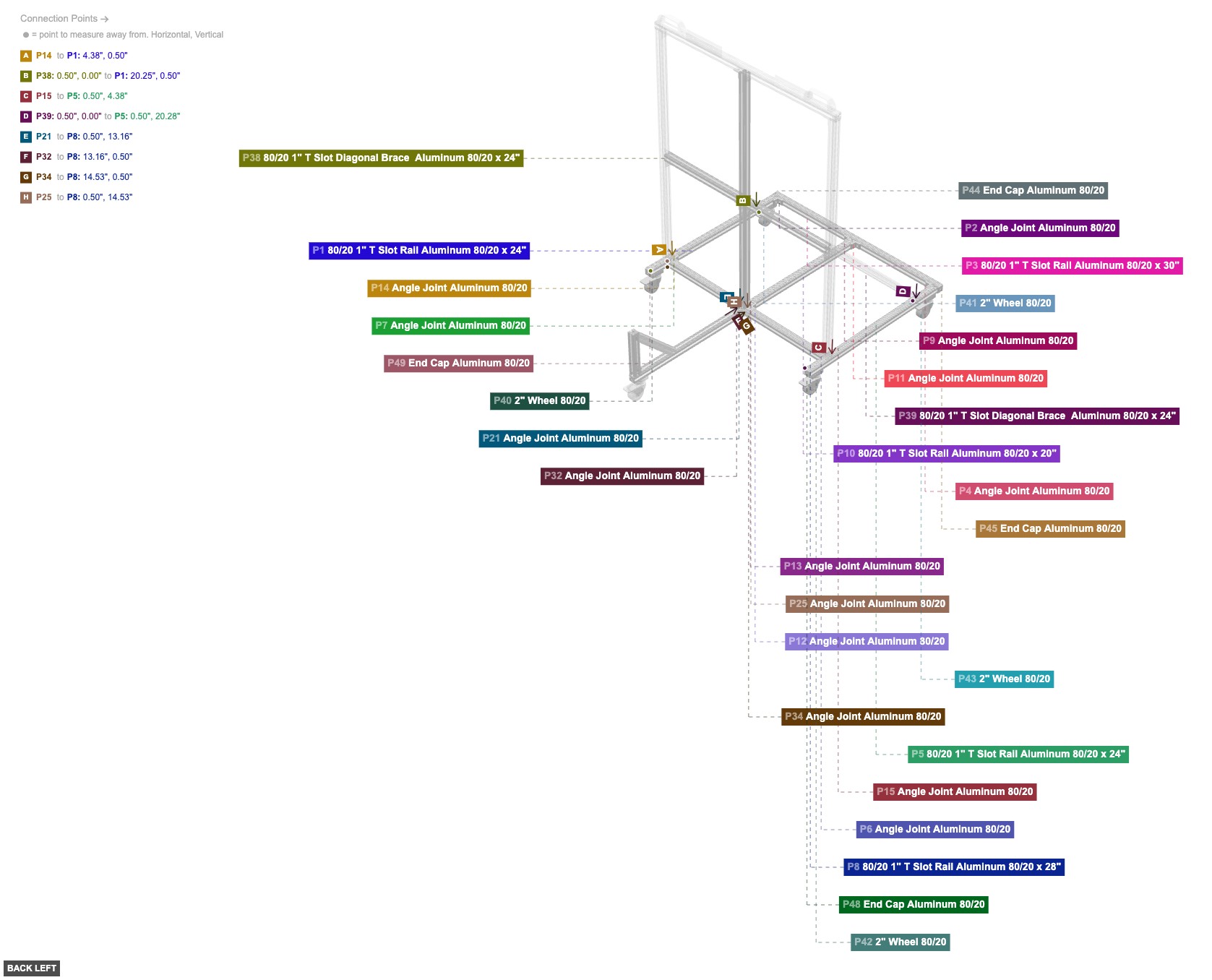 Assembly of Base Frame Assembly - back_left