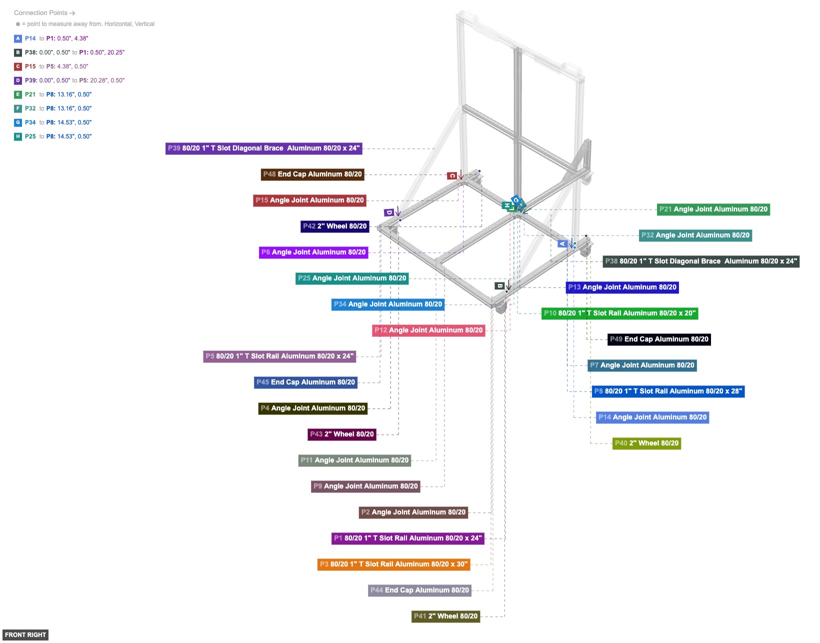 Assembly of Base Frame Assembly - front_right