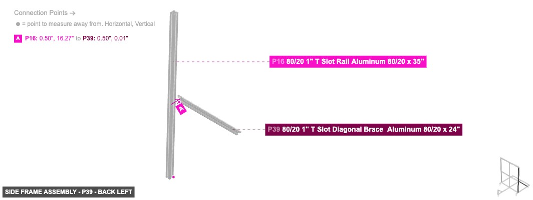 Side Frame Assembly - Part 80/20 1