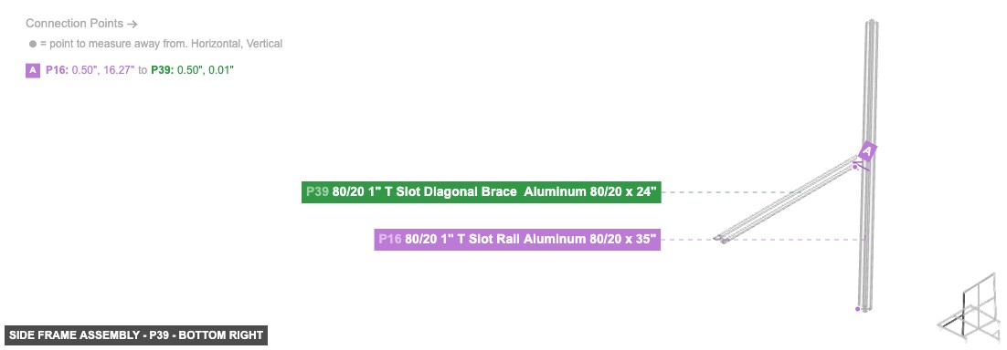 Side Frame Assembly - Part 80/20 1