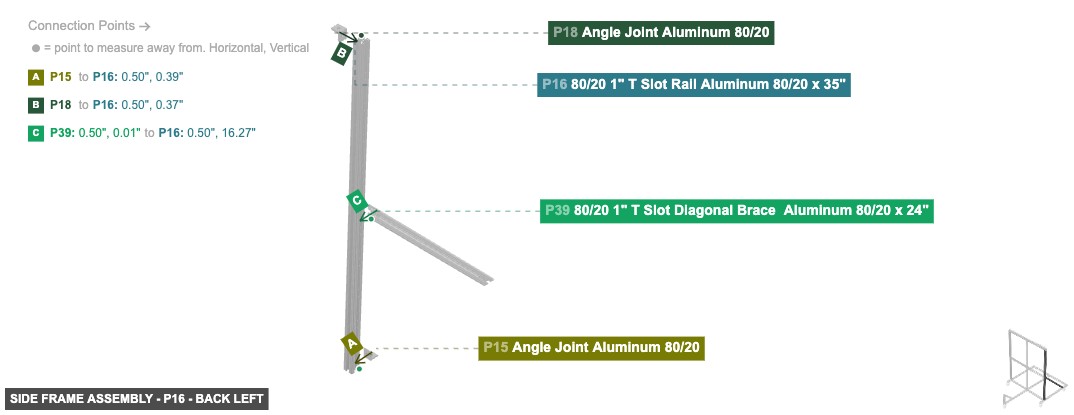 Side Frame Assembly - Part 80/20 1